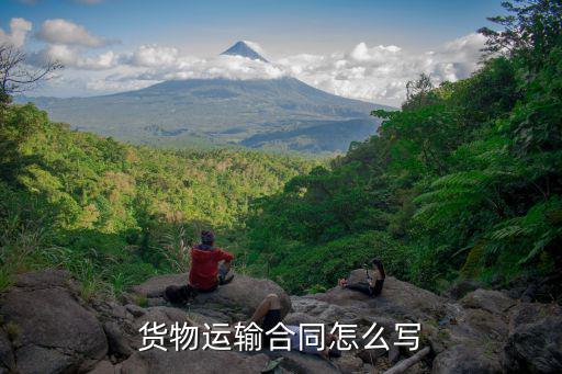 貨物運(yùn)輸合同怎么寫