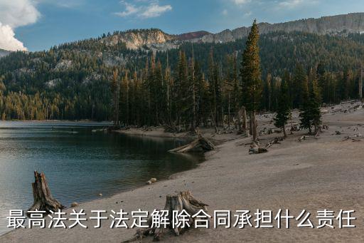 最高法關(guān)于法定解除合同承擔(dān)什么責(zé)任