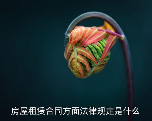 房屋租賃合同方面法律規(guī)定是什么