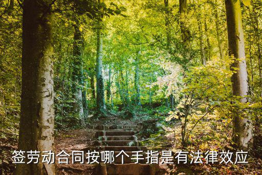 合同上按手印法律叫什么，一份合同雙方簽字按手印合法嗎