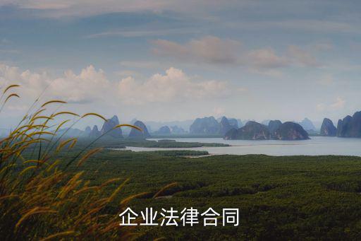 企業(yè)的主要法律合同是什么，企業(yè)聘請法律顧問應(yīng)簽訂什么合同