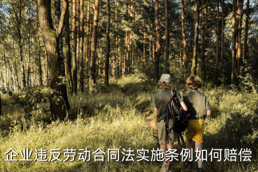 企業(yè)違反勞動(dòng)合同法實(shí)施條例如何賠償
