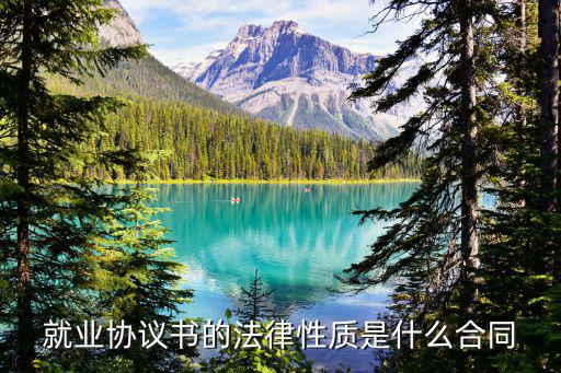什么叫頂崗合同法律，就業(yè)協(xié)議書的法律性質(zhì)是什么合同