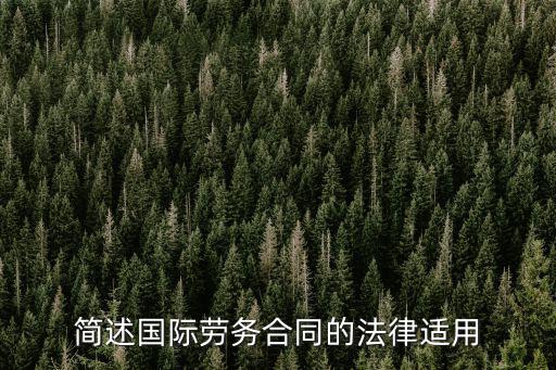 勞務合同適應什么法律，勞動合同法的適用范圍是什么