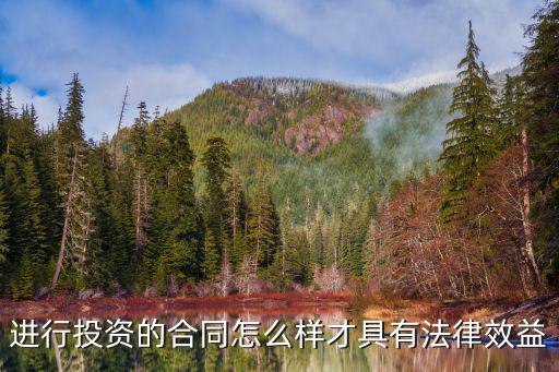 投資合同應(yīng)適用什么法律，簽合同遵守什么法律