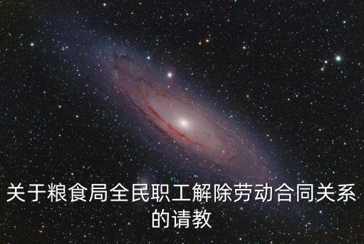 關(guān)于糧食局全民職工解除勞動合同關(guān)系的請教