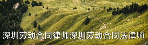 合同法律師是什么職位呢，深圳勞動(dòng)合同律師深圳勞動(dòng)合同法律師
