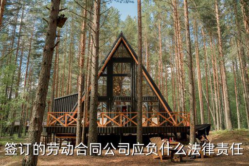 簽訂的勞動合同公司應(yīng)負(fù)什么法律責(zé)任