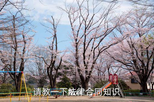 請(qǐng)教一下法律合同知識(shí)