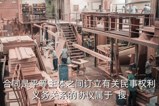合同是平等主體之間訂立有關(guān)民事權(quán)利義務(wù)關(guān)系的協(xié)議屬于  搜