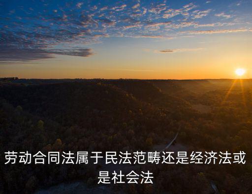 勞動(dòng)合同法屬于民法范疇還是經(jīng)濟(jì)法或是社會(huì)法