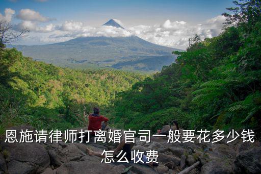 恩施請律師打離婚官司一般要花多少錢怎么收費