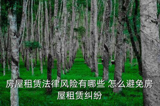 房屋租賃法律風(fēng)險(xiǎn)有哪些 怎么避免房屋租賃糾紛