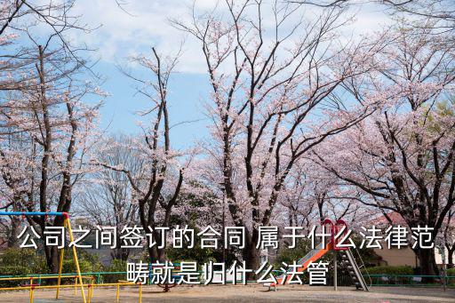 公司之間簽訂的合同 屬于什么法律范疇就是歸什么法管