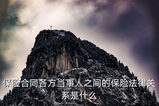 保險合同法律關(guān)系有哪些，保險合同的關(guān)系人包括什么
