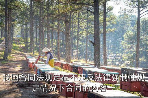 我國(guó)合同法規(guī)定在不違反法律強(qiáng)制性規(guī)定情況下合同的內(nèi)容一
