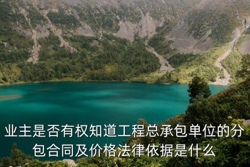 總包合同依據(jù)哪個(gè)法律規(guī)定，施工總承包管理的法律依據(jù)是什么啊施工總承包管理方的安全質(zhì)量