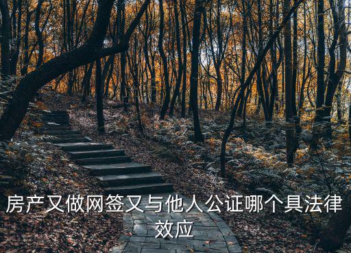 房產(chǎn)又做網(wǎng)簽又與他人公證哪個具法律效應