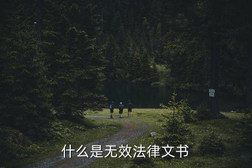 什么才叫無效合同法律條文，什么是無效法律文書