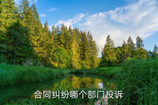 合同相關法律咨詢哪個部門，合同糾紛哪個部門投訴
