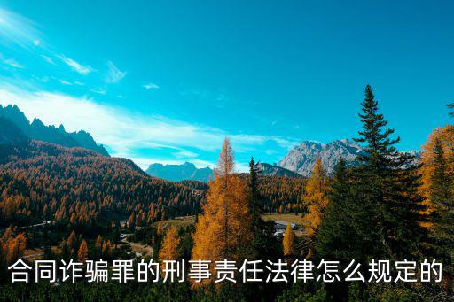 合同詐騙罪有什么法律依據(jù)，合同詐騙罪立案標準是什么