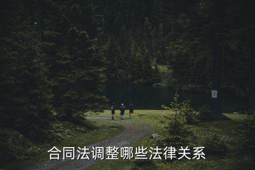 合同法調(diào)整哪些法律關(guān)系