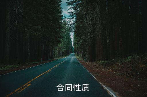 合同性質(zhì)