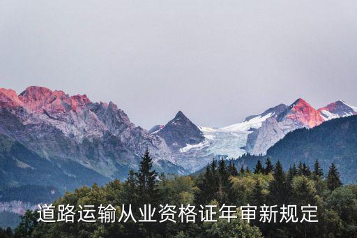 運輸合同怎么審驗的法律依據(jù)，道路運輸從業(yè)資格證年審新規(guī)定