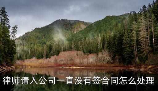 律師請入公司一直沒有簽合同怎么處理