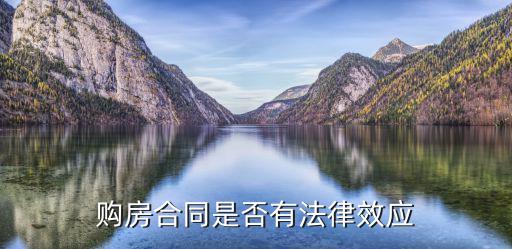 購房合同怎么才算有法律，購房協(xié)議怎樣寫才有法律效力