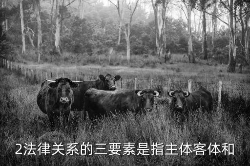 法律三要素是什么，法律構(gòu)成三要素