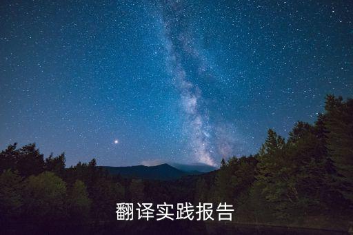 法律文本翻譯實(shí)踐報(bào)告，翻譯實(shí)踐報(bào)告