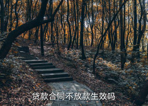 網(wǎng)貸沒下款合同會(huì)生效嗎，我去過網(wǎng)貸公司簽了合同但是沒貸下了應(yīng)該沒事吧