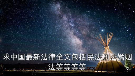 民法典最新版全文完整版，求中國(guó)最新法律全文包括民法刑法婚姻法等等等等