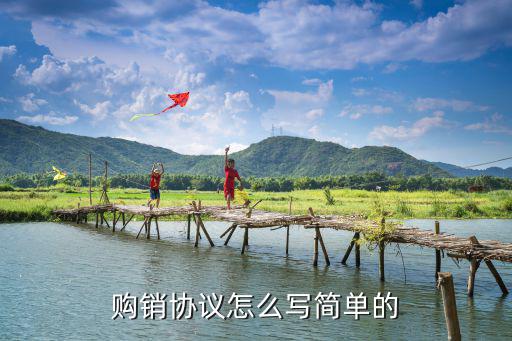 購銷協(xié)議怎么寫簡單的