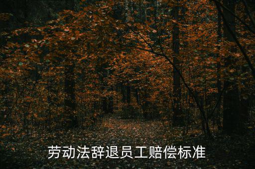 勞動(dòng)法辭退員工賠償標(biāo)準(zhǔn)