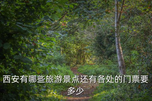 西安有哪些旅游景點(diǎn)還有各處的門票要多少