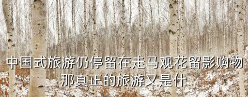 旅游景區(qū)的戶外演出是什么，中國旅游最精彩的表演是什么