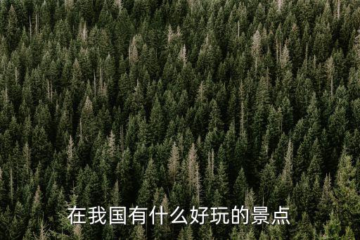 在我國有什么好玩的景點(diǎn)