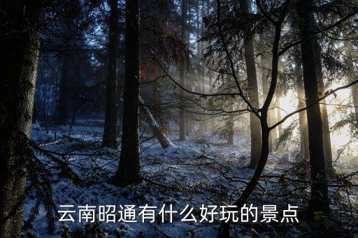 云南昭通有什么好玩的景點