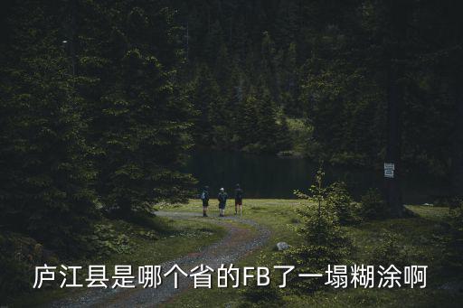 廬江縣是哪個省的FB了一塌糊涂啊