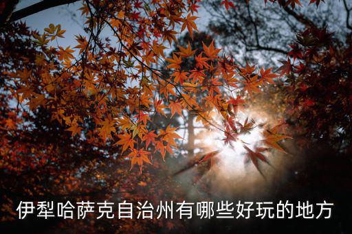 伊犁哈薩克自治州有哪些好玩的地方