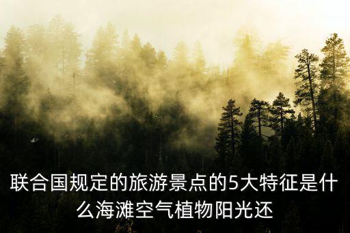 聯(lián)合國(guó)規(guī)定的旅游景點(diǎn)的5大特征是什么海灘空氣植物陽(yáng)光還