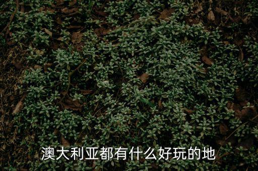 澳大利亞都有什么好玩的地