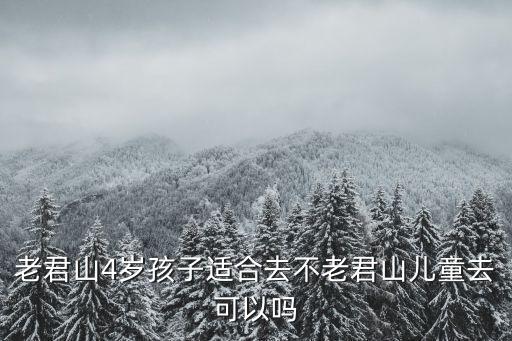 老君山4歲孩子適合去不老君山兒童去可以嗎