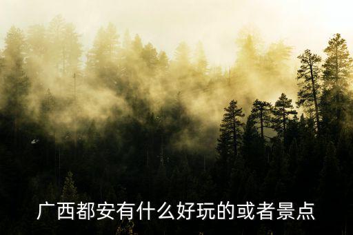 廣西都安有什么好玩的或者景點(diǎn)