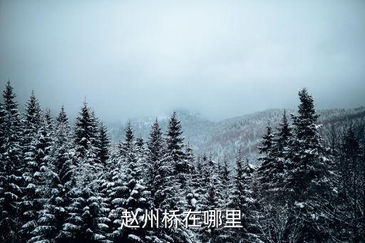 趙州橋在哪里