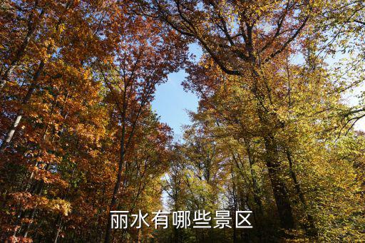 麗水有哪些景區(qū)