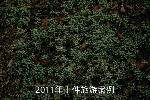 旅游景區(qū)有哪些案件，有關(guān)旅游的案例分析
