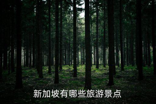 新加坡有哪些旅游景點(diǎn)